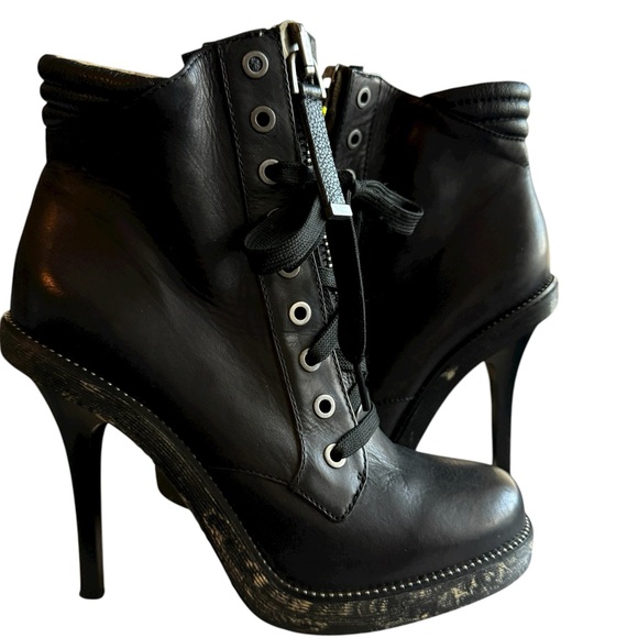 Gwen Stefani L.A.M.B. Discontinued Dayton Motorcycle Boots – Women’s Size 7.5 - Picture 7 of 15